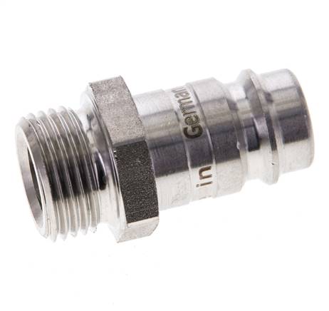 RVS 316L DN 10 Luchtkoppeling Insteeknippel G 3/8 inch Buitendraad