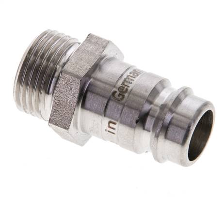 RVS 316L DN 10 Luchtkoppeling Insteeknippel G 3/8 inch Buitendraad