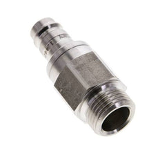 RVS 316L DN 10 Luchtkoppeling Insteeknippel G 1/2 inch Buitendraad Double Shut-Off