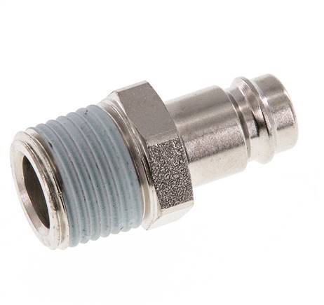 Gehard staal DN 10 Luchtkoppeling Insteeknippel R 1/2 inch Buitendraad