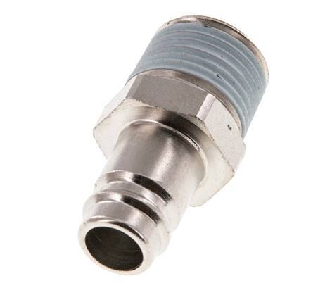 Gehard staal DN 10 Luchtkoppeling Insteeknippel R 1/2 inch Buitendraad