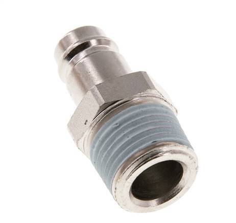 Gehard staal DN 10 Luchtkoppeling Insteeknippel R 1/2 inch Buitendraad