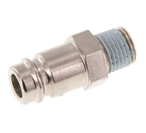 Gehard staal DN 10 Luchtkoppeling Insteeknippel R 1/4 inch Buitendraad