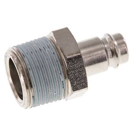 Gehard staal DN 10 Luchtkoppeling Insteeknippel R 3/4 inch Buitendraad