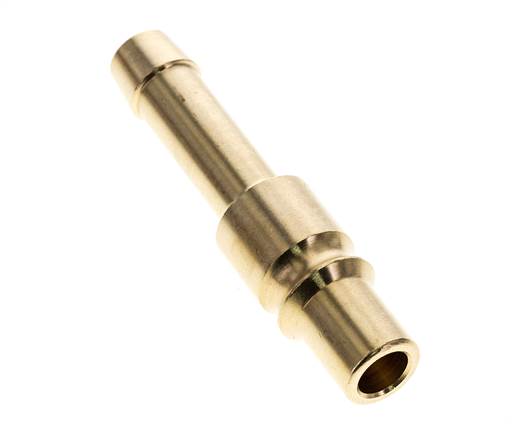 Messing DN 12 Luchtkoppeling Insteeknippel 13 mm Slangpilaar