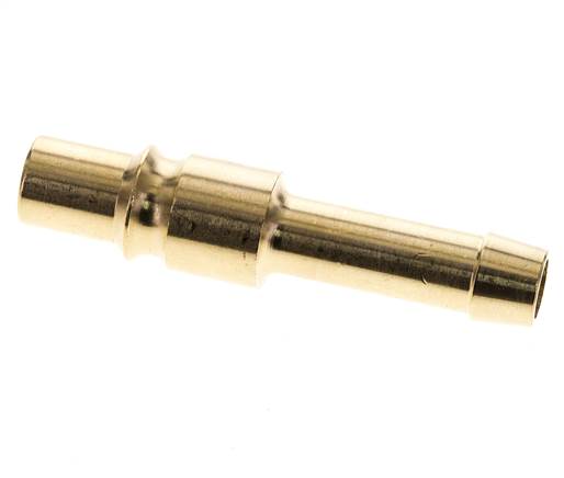 Messing DN 12 Luchtkoppeling Insteeknippel 13 mm Slangpilaar