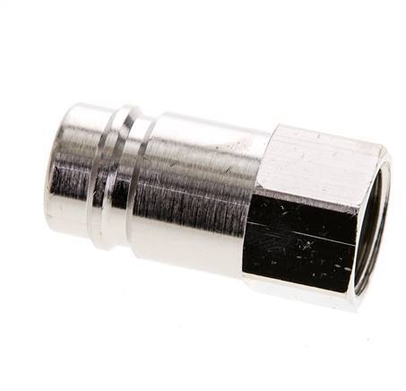 Nickel-plated Brass DN 15 Air Coupling Plug G 1/2 inch Female