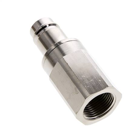 Vernikkeld Messing DN 15 Luchtkoppeling Insteeknippel G 1 inch Binnendraad Double Shut-Off