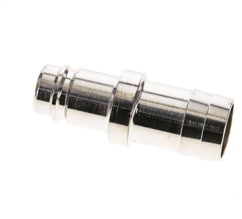 Nickel-plated Brass DN 15 Air Coupling Plug 25 mm Hose Pillar