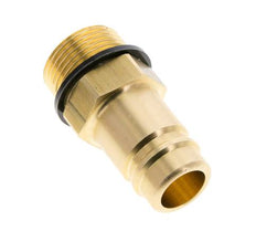 Messing DN 15 Luchtkoppeling Insteeknippel G 3/4 inch Buitendraad