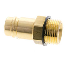 Messing DN 15 Luchtkoppeling Insteeknippel G 3/4 inch Buitendraad