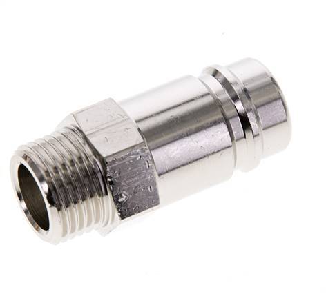 Nickel-plated Brass DN 15 Air Coupling Plug G 1/2 inch Male