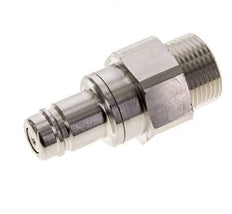 Nickel-plated Brass DN 15 Air Coupling Plug G 1 inch Male Double Shut-Off