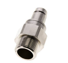 Nickel-plated Brass DN 15 Air Coupling Plug G 1 inch Male Double Shut-Off