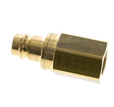 Brass DN 19 Air Coupling Plug G 3/4 inch Female Double Shut-Off