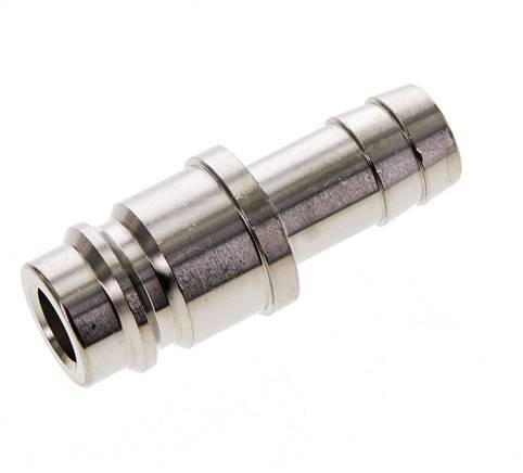 Nickel-plated Brass DN 19 Air Coupling Plug 19 mm Hose Pillar