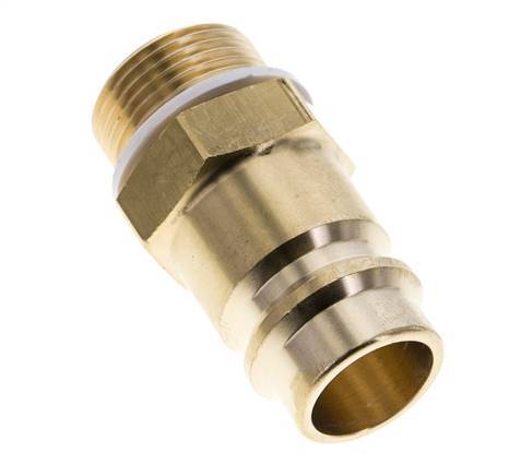 Brass DN 19 Air Coupling Plug G 3/4 inch Male