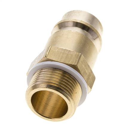 Messing DN 19 Luchtkoppeling Insteeknippel G 3/4 inch Buitendraad