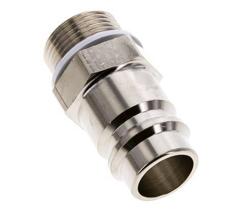 Nickel-plated Brass DN 19 Air Coupling Plug G 3/4 inch Male