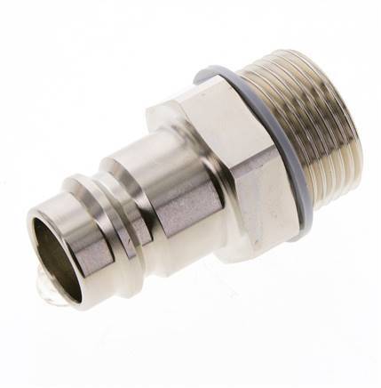 Nickel-plated Brass DN 19 Air Coupling Plug G 1 inch Male