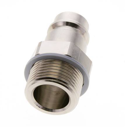 Nickel-plated Brass DN 19 Air Coupling Plug G 1 inch Male