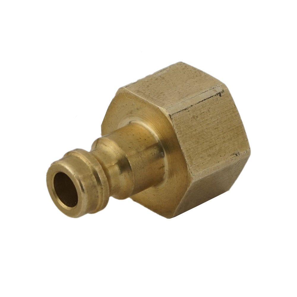 Messing DN 2.7 (Micro) Luchtkoppeling Insteeknippel G 1/8 inch Binnendraad [5 Stuks]