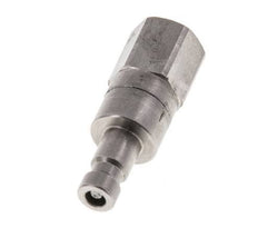 Stainless steel DN 2.7 (Micro) Air Coupling Plug M5 Female Double Shut-Off