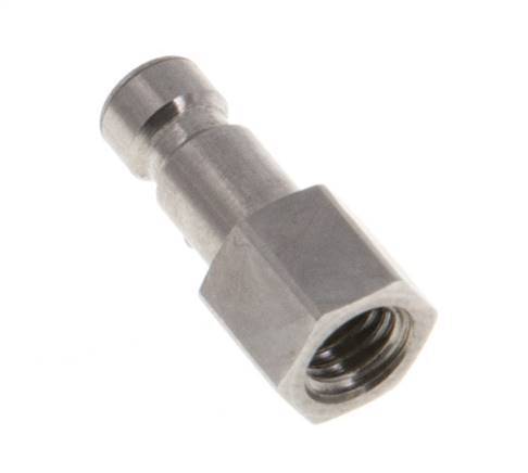 Stainless Steel 316L DN 2.7 (Micro) Air Coupling Plug M5 Female