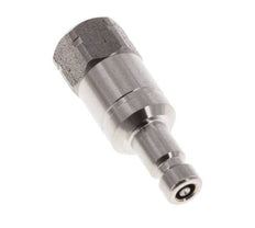RVS 316L DN 2.7 (Micro) Luchtkoppeling Insteeknippel G 1/8 inch Binnendraad Double Shut-Off