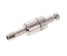 Vernikkeld Messing DN 2.7 (Micro) Luchtkoppeling Insteeknippel 4 mm Slangpilaar Double Shut-Off