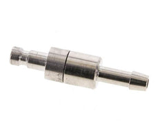 Vernikkeld Messing DN 2.7 (Micro) Luchtkoppeling Insteeknippel 4 mm Slangpilaar Double Shut-Off