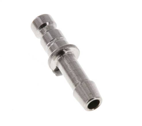 Stainless Steel 316L DN 2.7 (Micro) Air Coupling Plug 4 mm Hose Pillar