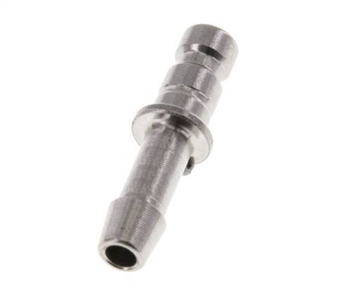 Stainless Steel 316L DN 2.7 (Micro) Air Coupling Plug 4 mm Hose Pillar