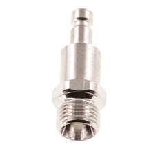 Vernikkeld Messing DN 2.7 (Micro) Luchtkoppeling Insteeknippel G 1/8 inch Buitendraad Double Shut-Off