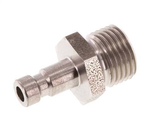 Stainless steel DN 2.7 (Micro) Air Coupling Plug G 1/8 inch Male