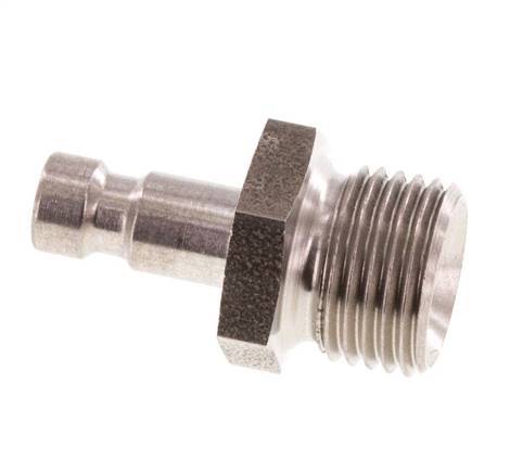 Stainless steel DN 2.7 (Micro) Air Coupling Plug G 1/8 inch Male