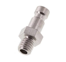 Stainless steel DN 2.7 (Micro) Air Coupling Plug M5 Male