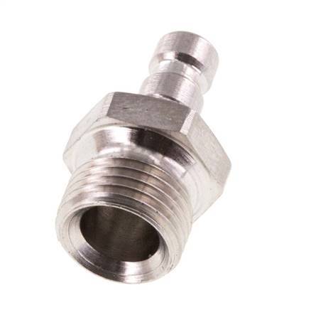 Stainless Steel 316L DN 2.7 (Micro) Air Coupling Plug G 1/8 inch Male