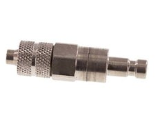 RVS DN 2.7 (Micro) Luchtkoppeling Insteeknippel 4x6 mm Push-On Double Shut-Off