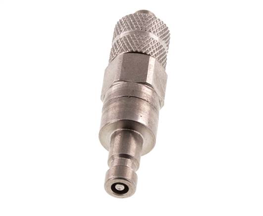 RVS DN 2.7 (Micro) Luchtkoppeling Insteeknippel 4x6 mm Push-On Double Shut-Off