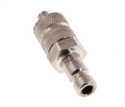 Stainless Steel 316L DN 2.7 (Micro) Air Coupling Plug 3x4.3 mm Union Nut