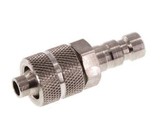 Stainless Steel 316L DN 2.7 (Micro) Air Coupling Plug 4x6 mm Union Nut