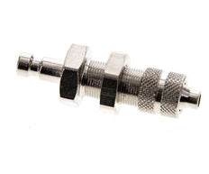 Vernikkeld Messing DN 2.7 (Micro) Luchtkoppeling Insteeknippel 3x4.3 mm Push-On Schotkoppeling Double Shut-Off