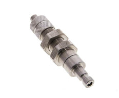 RVS DN 2.7 (Micro) Luchtkoppeling Insteeknippel 4x6 mm Push-On Schotkoppeling Double Shut-Off