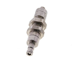 RVS DN 2.7 (Micro) Luchtkoppeling Insteeknippel 4x6 mm Push-On Schotkoppeling Double Shut-Off