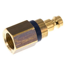 Brass DN 5 Blue Air Coupling Plug G 1/4 inch Female