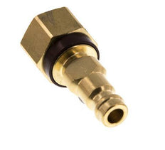 Brass DN 5 Brown-Coded Air Coupling Plug G 1/4 inch Female