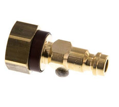 Messing DN 5 Bruin-Coded Luchtkoppeling Insteeknippel G 1/8 inch Binnendraad