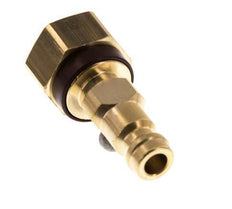 Messing DN 5 Bruin-Coded Luchtkoppeling Insteeknippel G 1/8 inch Binnendraad