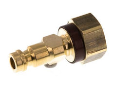 Messing DN 5 Bruin-Coded Luchtkoppeling Insteeknippel G 1/8 inch Binnendraad